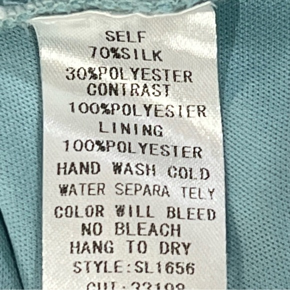 SHE & SKY SLEEVELESS TIE‎ NECK LINED FLOWY A-LINE MINI DRESS - Picture 12 of 12